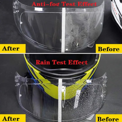 Motorcycle Helmet Clear Anti-Fog Rainproof Film Helmet Lens Durable Nano Coating Sticker Moto Safety Driving Helmet Accessories