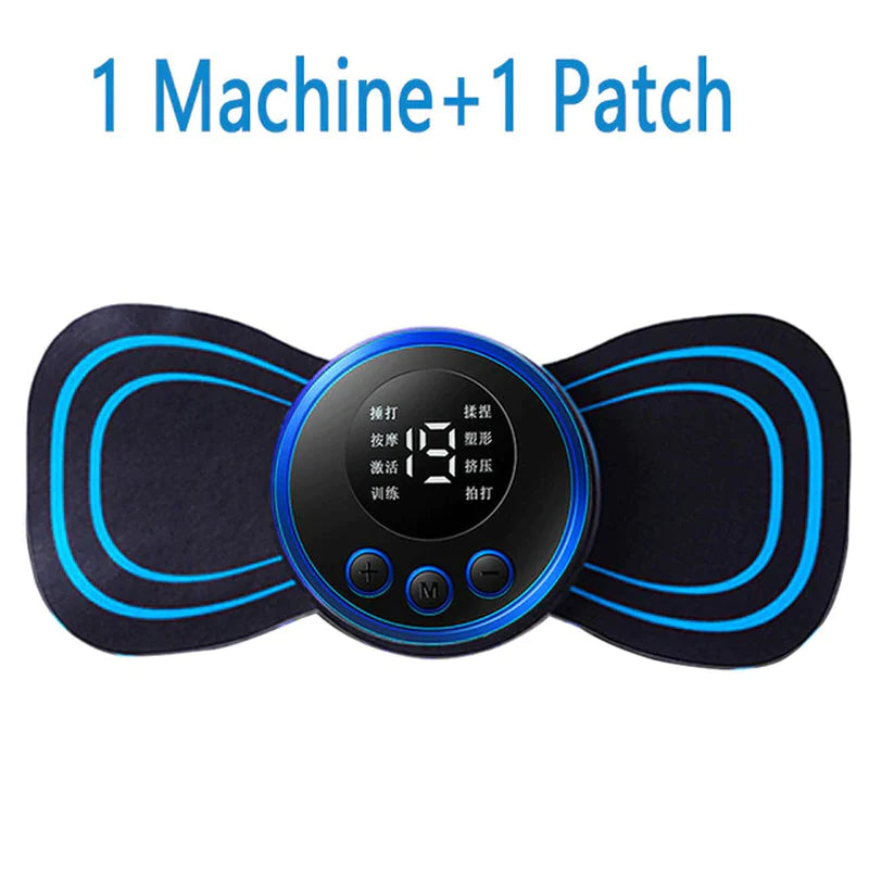 LCD Display EMS Neck Stretcher Electric Massager 