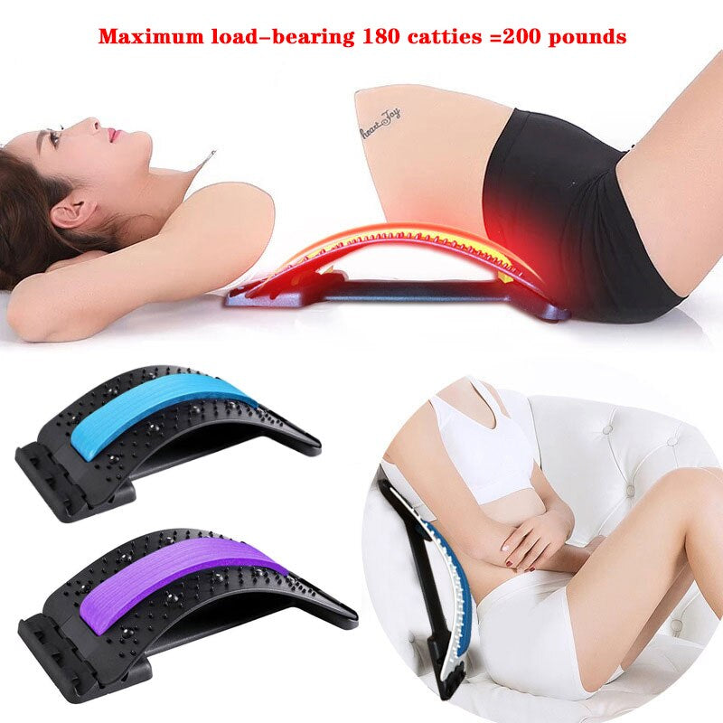 Magnetotherapy Multi-Level Adjustable Back Massager Stretcher – THE MARKET