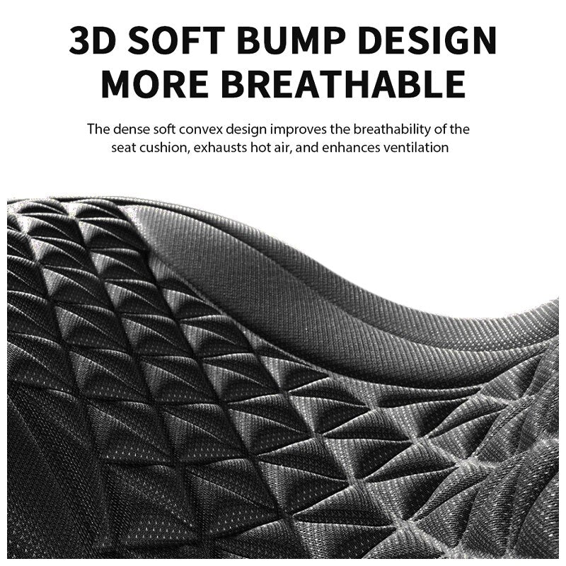 3D Breathable Car Seat Cover with Convex Design for Heat Dissipation