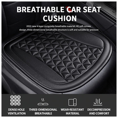 3D Breathable Car Seat Cover with Convex Design for Heat Dissipation